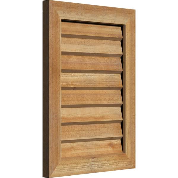 Unfinished Non-Functional Vertical Gable Vent Q62315