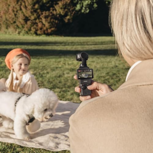 Vlogging Camera with 1'' CMOS & 4K/120fps Video, 3-Axis Stabilization, 2" Rotatable Touchscreen P7269
