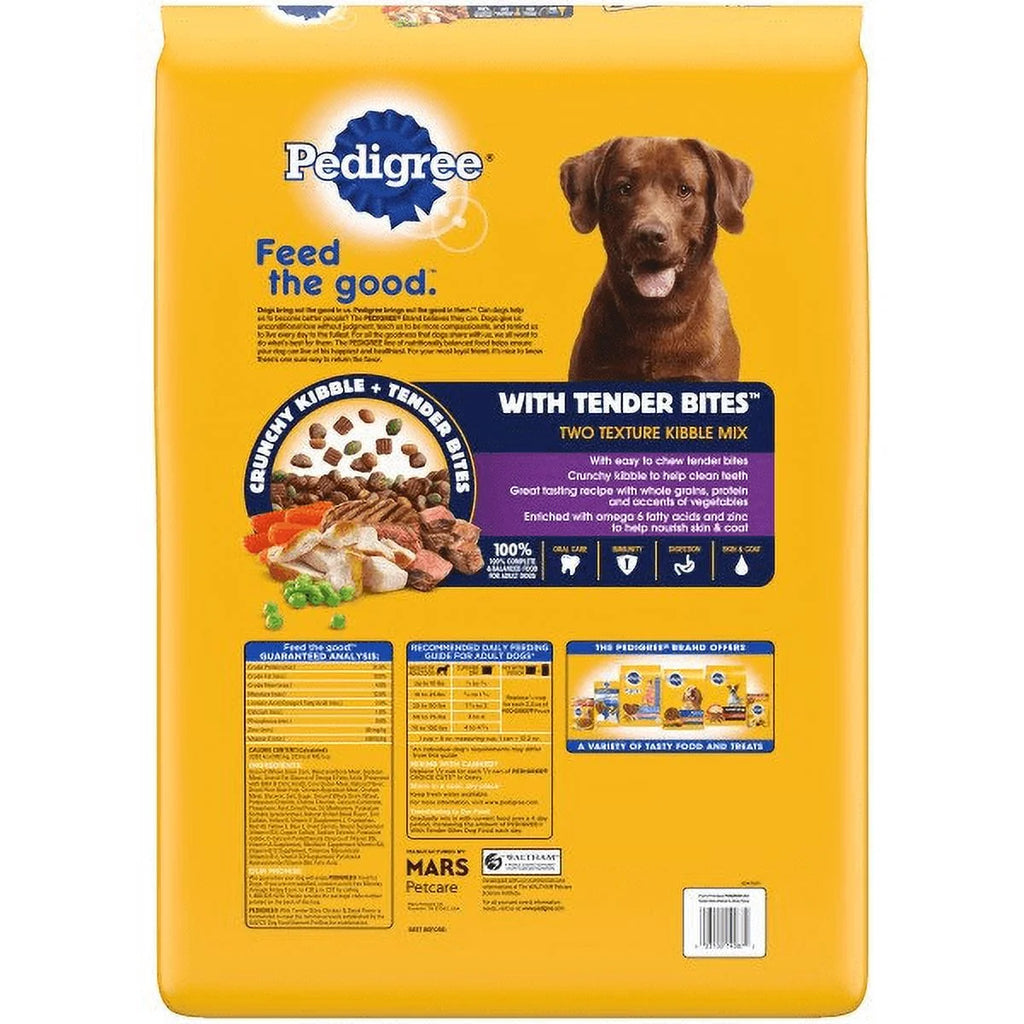 Complete Nutrition Chicken & Steak Flavor Adult Dry Dog Food, 30 lb Bag Y3862