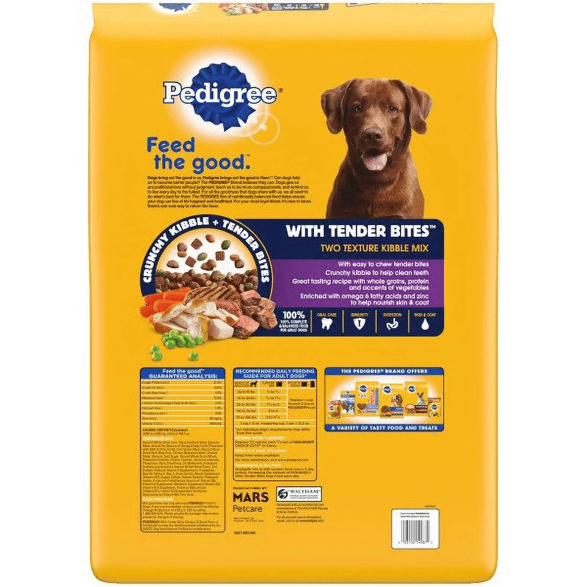 Complete Nutrition Chicken & Steak Flavor Adult Dry Dog Food, 30 lb Bag Y3862