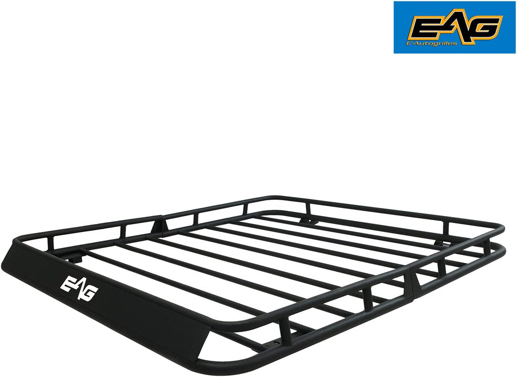 2/4 Door Roof Rack Cargo Basket with Wind Deflector 2 PCS I94833