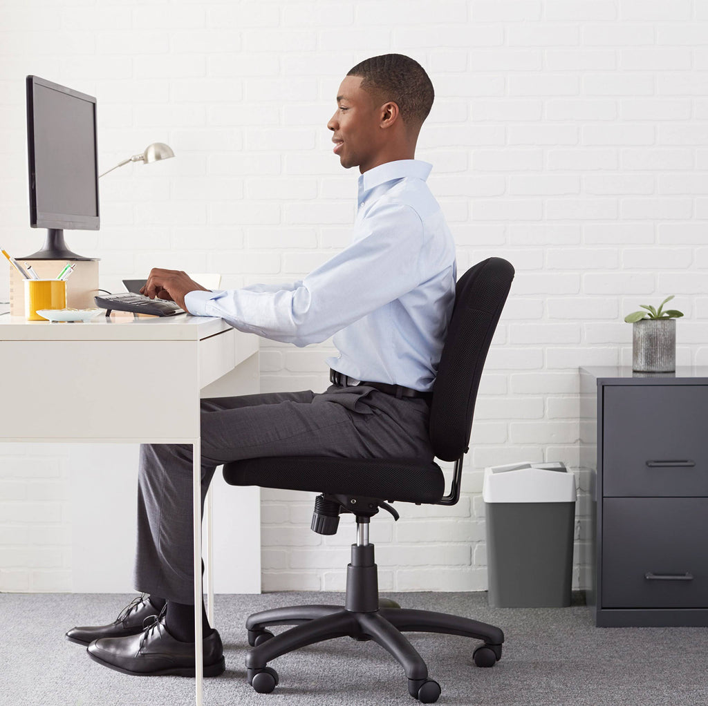Low-Back Task Chair, Black Q976