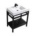 30 in. Stainless Steel Console with Acrylic Sink L35241