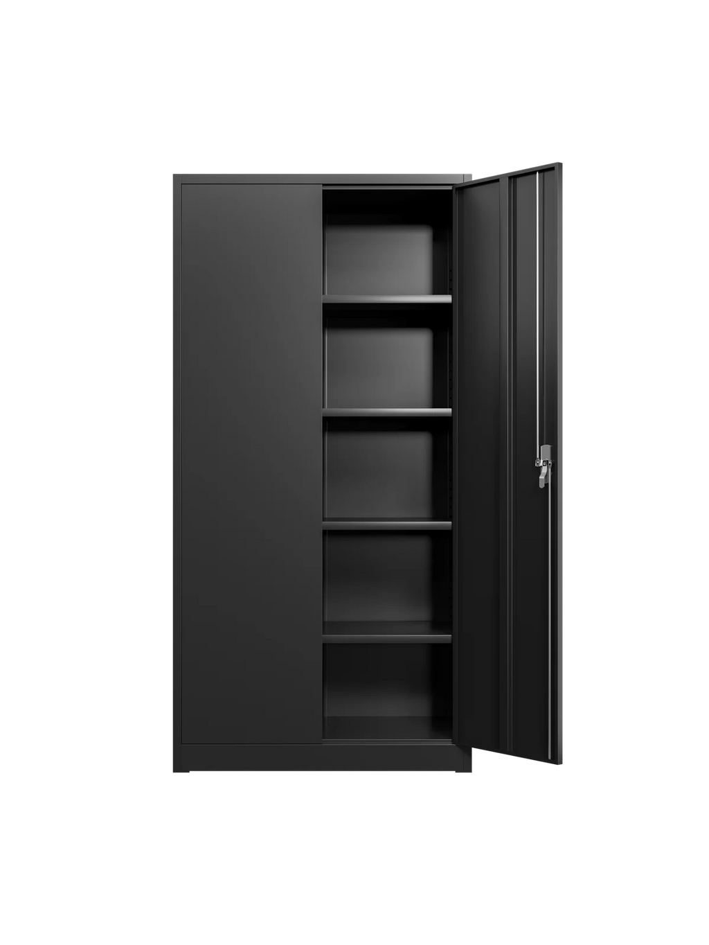 Metal Garage Storage Cabinet with 4 Shelves and Locking Doors O1885