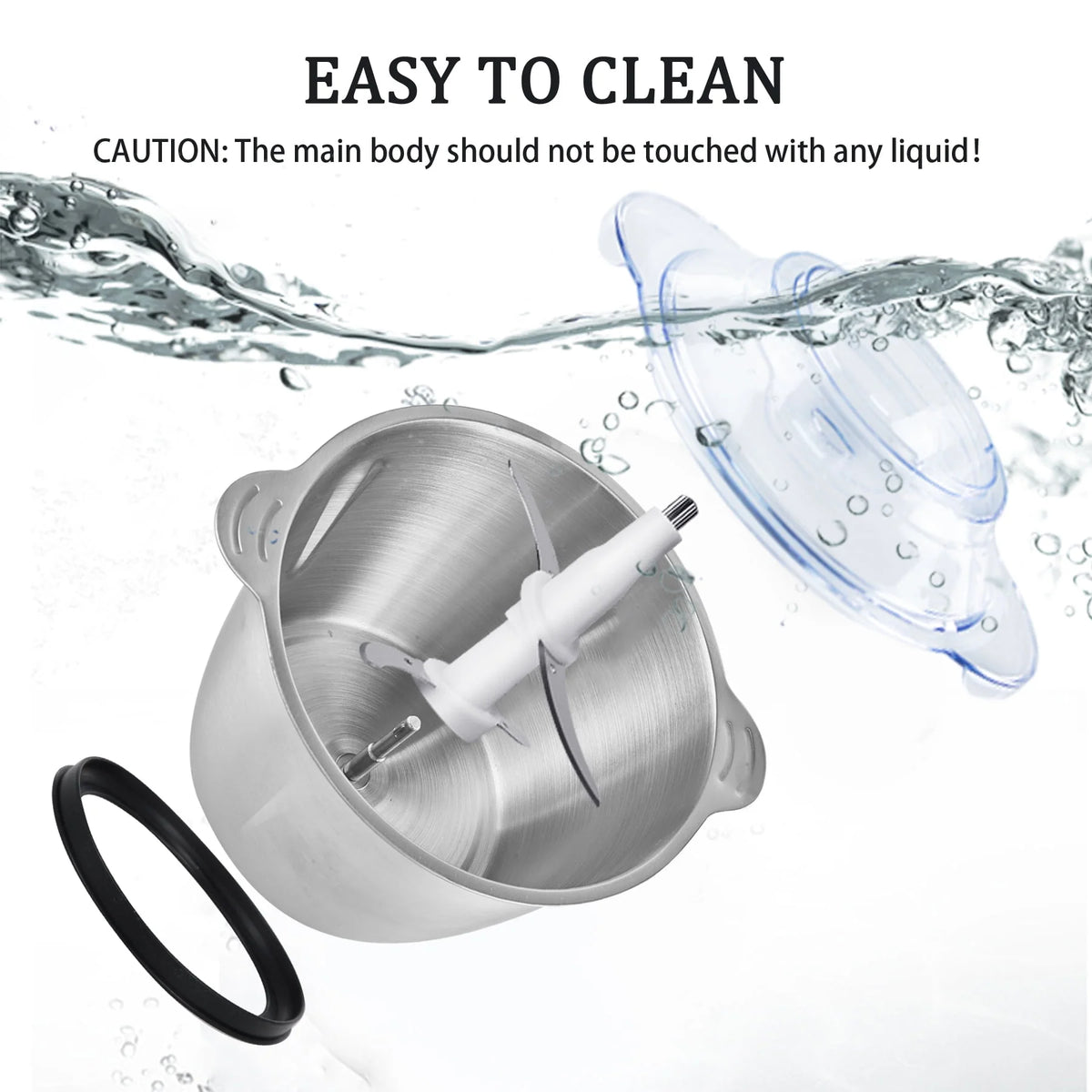 Electric Food Chopper 1.2L Stainless Steel Z7740