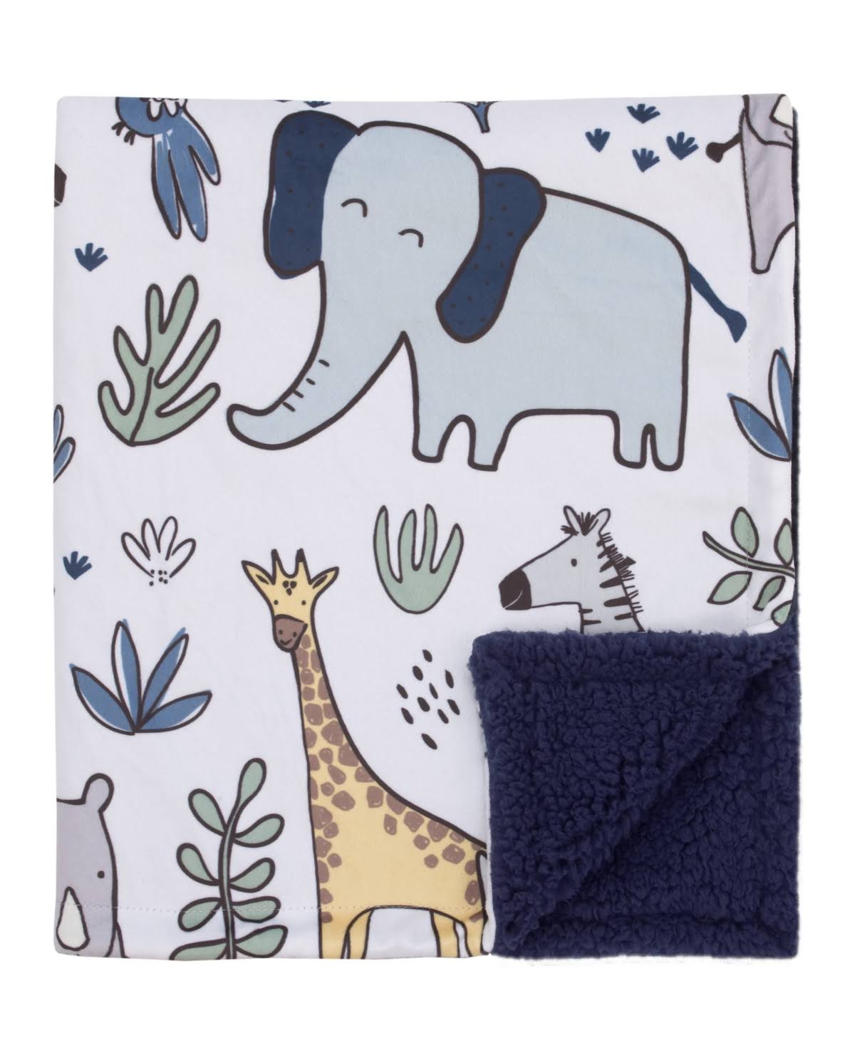 Grey 4-Piece Crib Bedding Set D5323