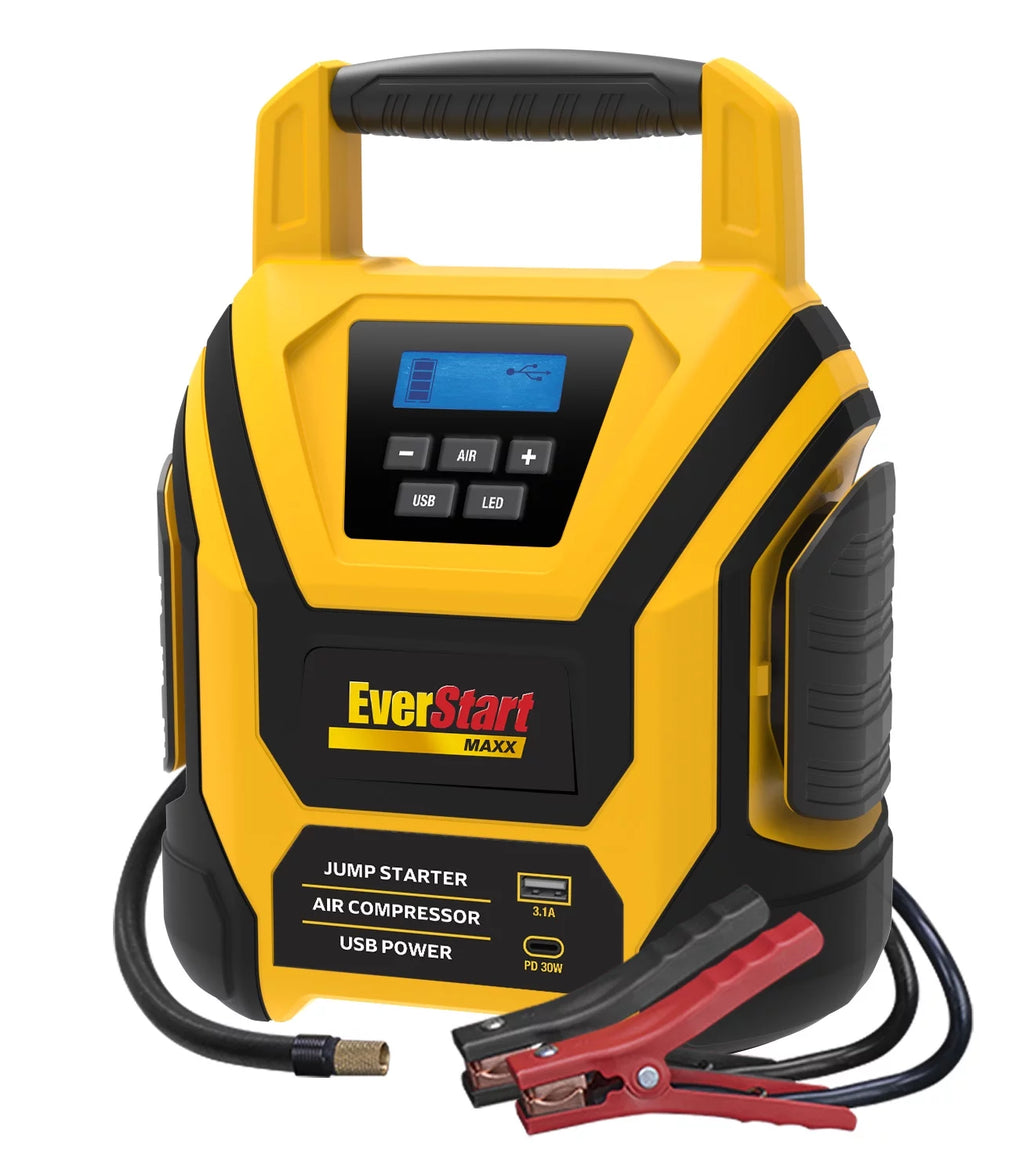 1600 Amp Lithium Jump Starter with Air Compressor K124