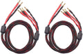 Bi-Wire Speaker Cable 2 Banana Plugs 4 Banana Plugs 1pair Set D7149