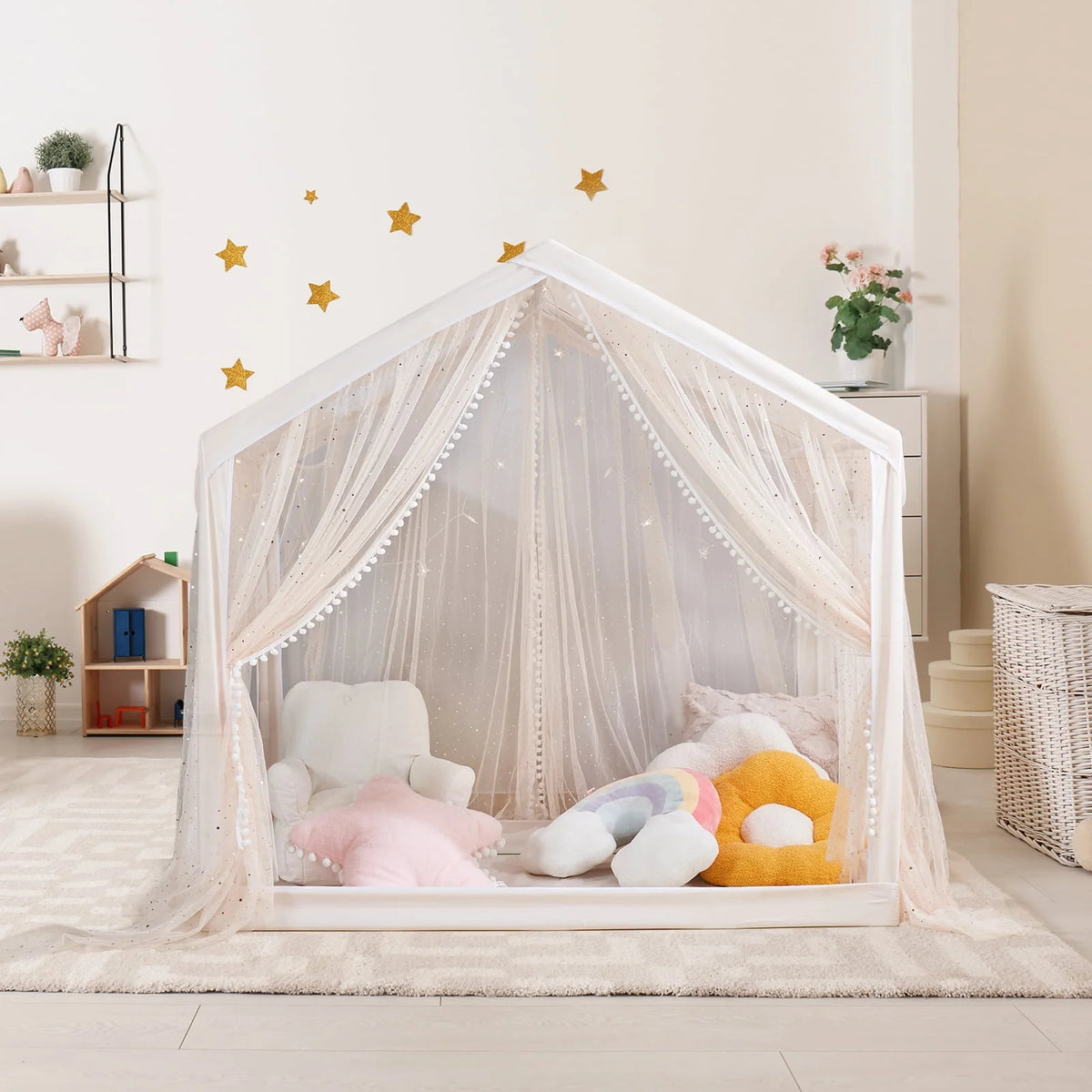 Kids Play Tent with Sequin Stars H965