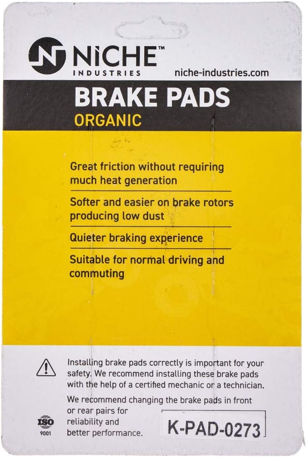 Organic Brake Pad Set Pack of 2 O907