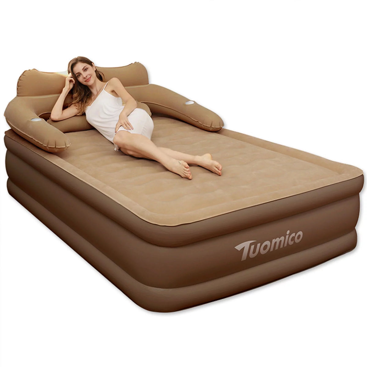 Queen Inflatable Airbed with Pump M428903