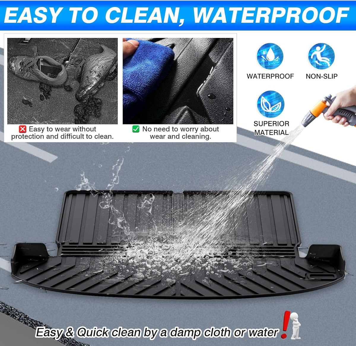 Custom Fit All Weather Cargo Liner TPO Non-Slip J6546