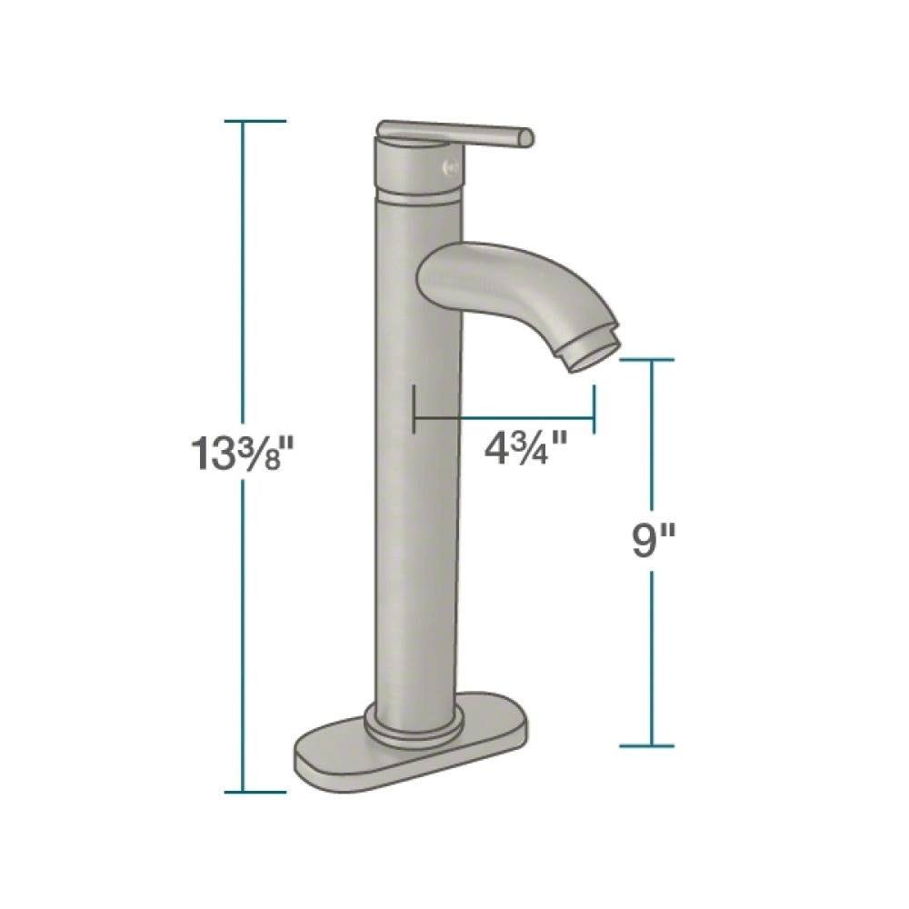 Composite Square Vessel Bathroom Sink with Faucet E2875