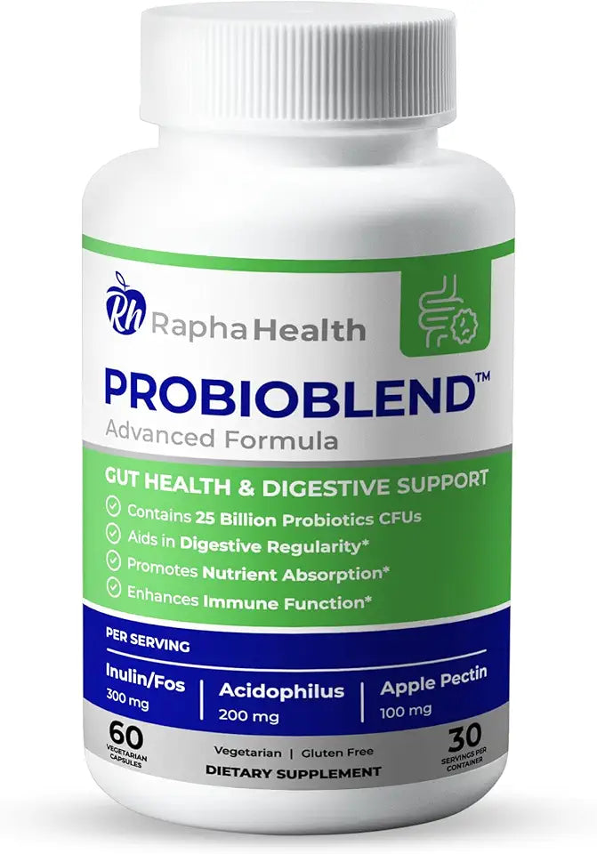 25 Billion CFU Probiotic & Digestive Enzyme Complex 60 Capsules K63627