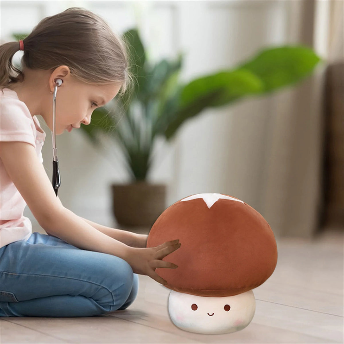 Mushroom Plush Pillow Stuffed Animal Toy A109