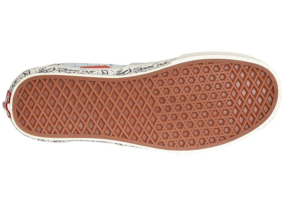 Classic White Multi Era Shoes T9055