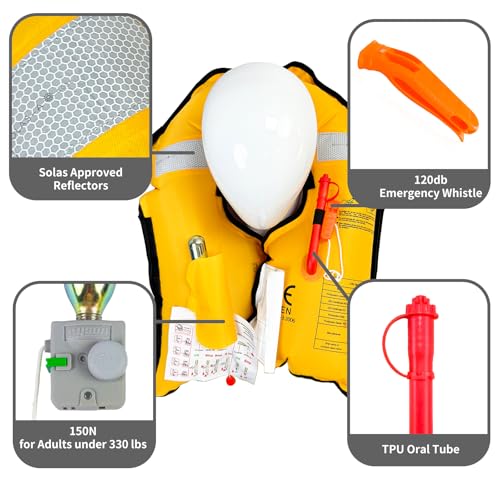 Manual Inflatable Life Jacket Life Vest for Adults I67306