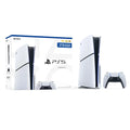 White PS5 Disc Slim Gaming Console with Wireless Controller D38684