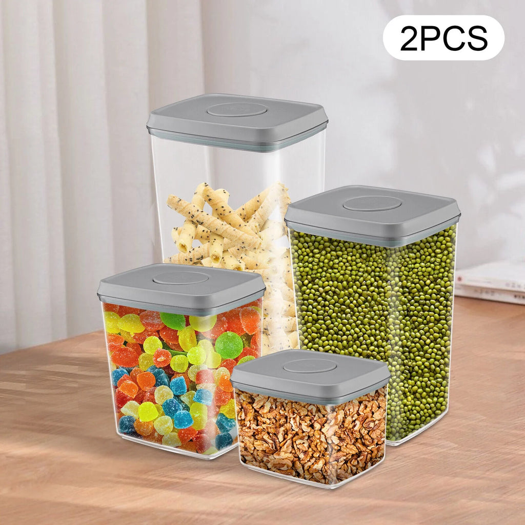 8 Piece Airtight Stackable Plastic Food Storage Containers O63873