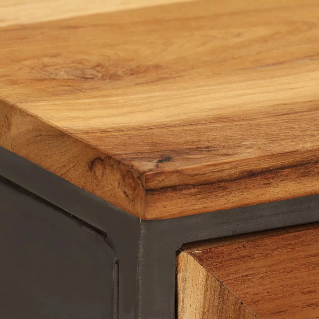 Recycled Teak and Steel Sideboard H940741
