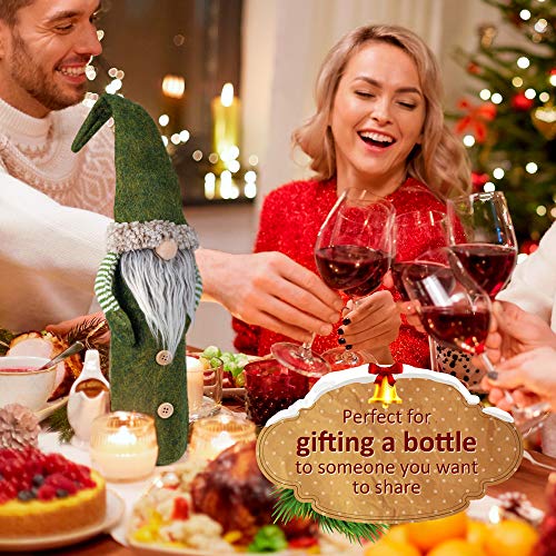 Christmas Gnomes Wine Bottle Cover 3 Pack N800