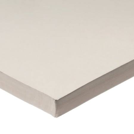 White FDA Silicone Rubber Sheet with High Temp Adhesive U93515