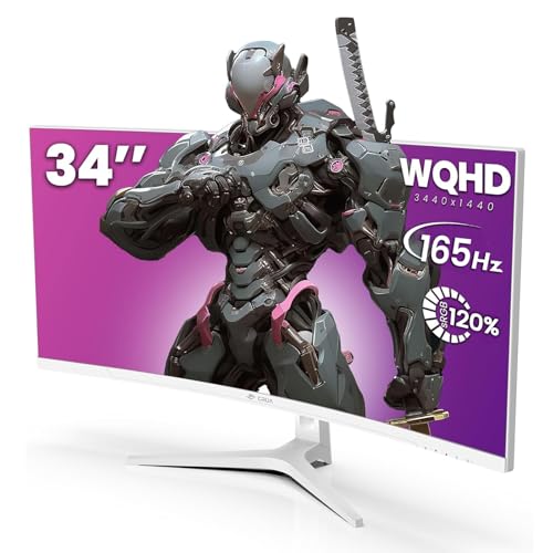 30Inch Ultrawide Curved Monitor, 21:9 WFHD VA Computer Monitor, 100HZ, Black M60918