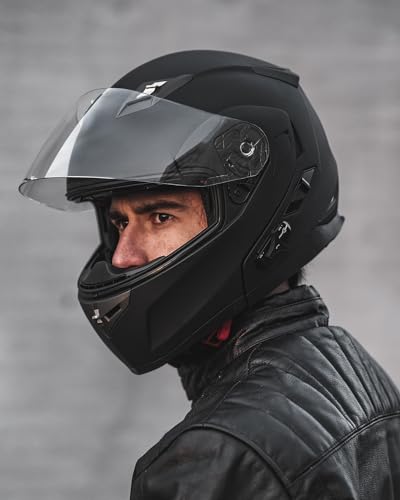 Bluetooth Modular Full Face Motorcycle Helmet with Sun Shield D205