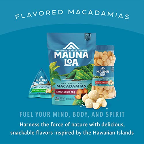 Hawaiian Roasted Macadamia Nuts, Hawaiian Sea Salt Flavor, 6 Oz Jar L850474