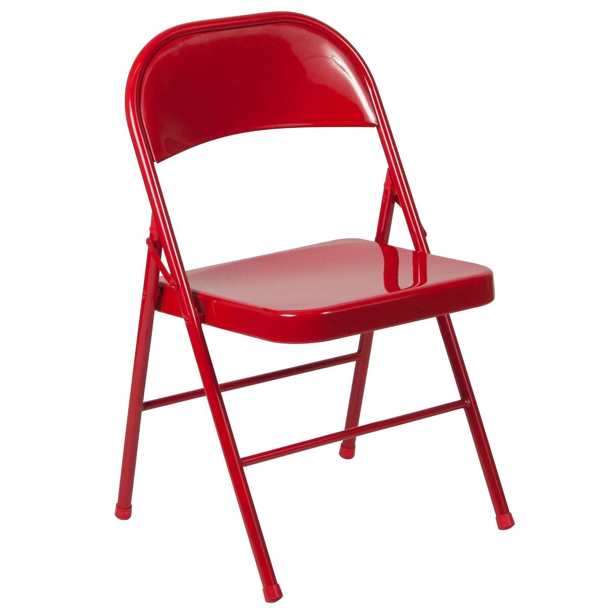 Red Metal Folding Chair M422