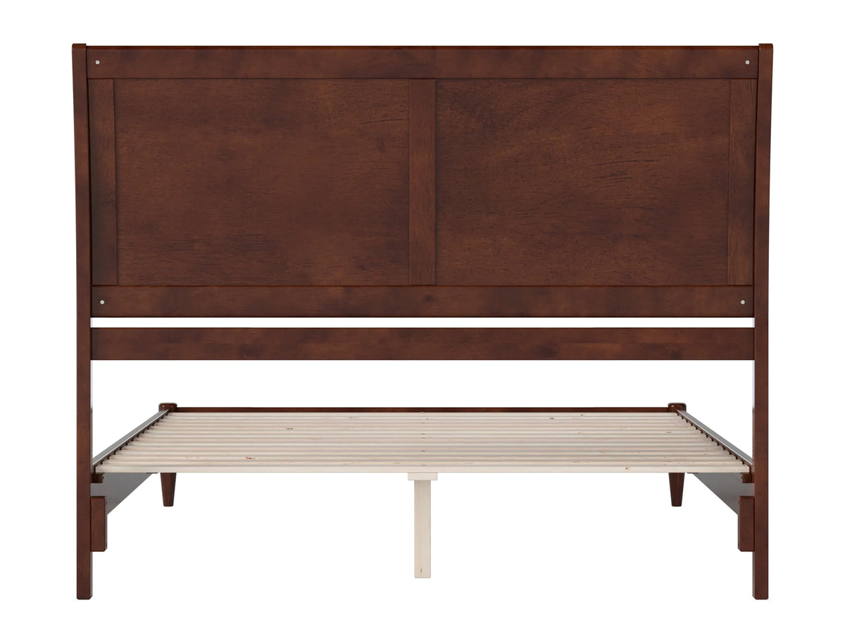 Queen Solid Wood Sleigh Platform Bed L9944