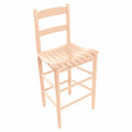 Coastal Tan Slat Seat Counter Stool I71108