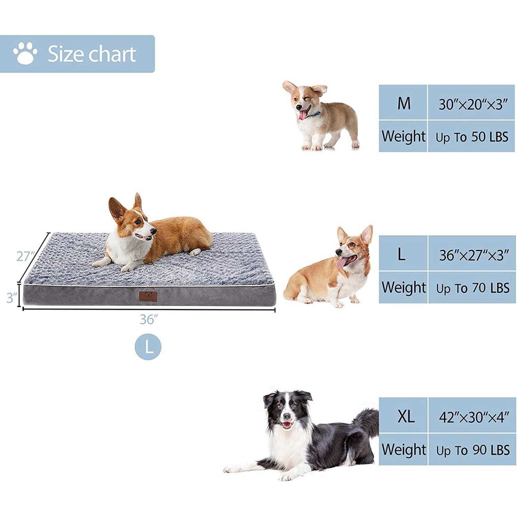 Orthopedic Waterproof Dog Bed with Removable Washable Cover S865789