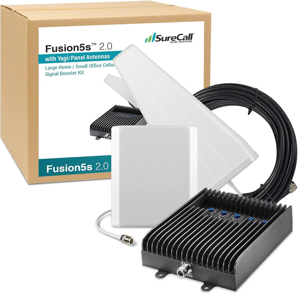 Cell Phone Signal Booster up to 10000 sq ft Omni Antennas 4G/5G Multi-User I200955