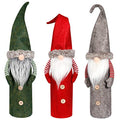 Christmas Gnomes Wine Bottle Cover 3 Pack N800