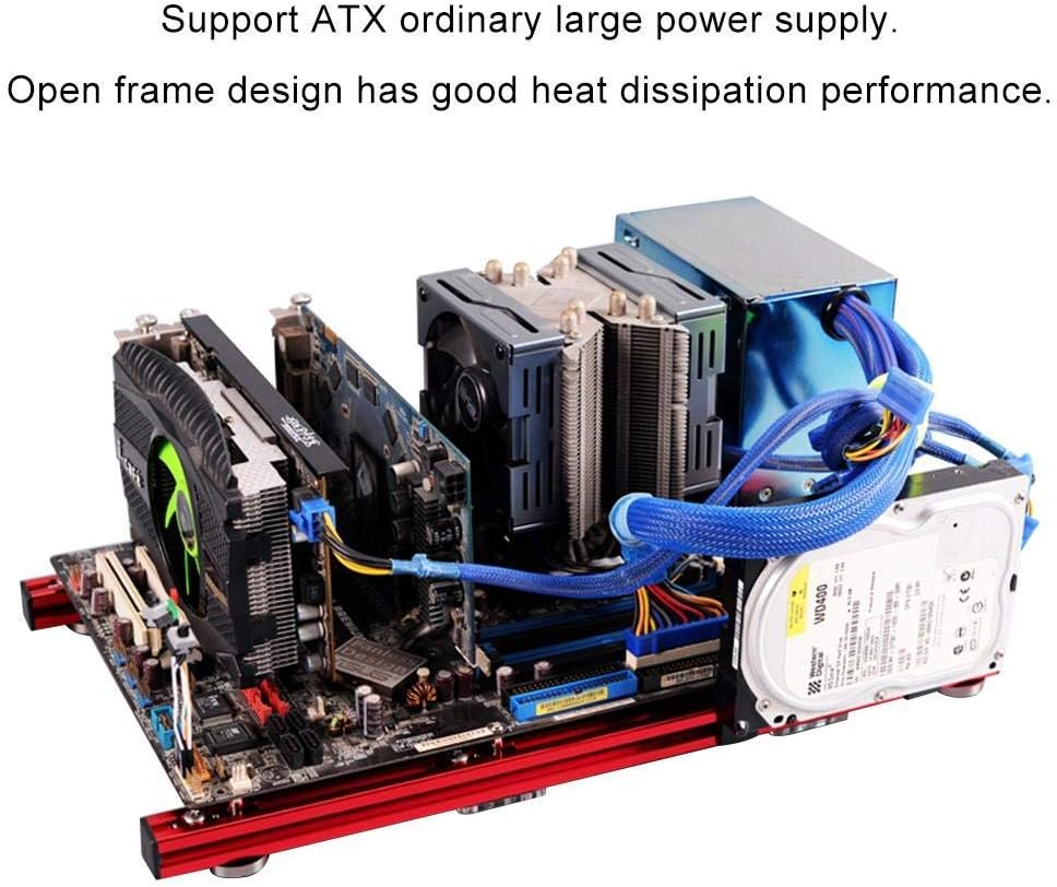 DIY Open Aluminum Alloy ATX PC Case S841
