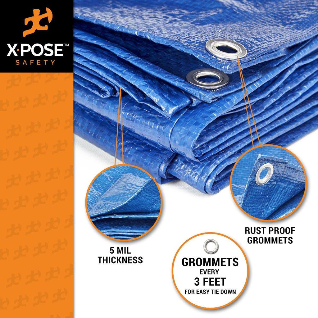 Blue Poly Tarps Case of 4 X995491