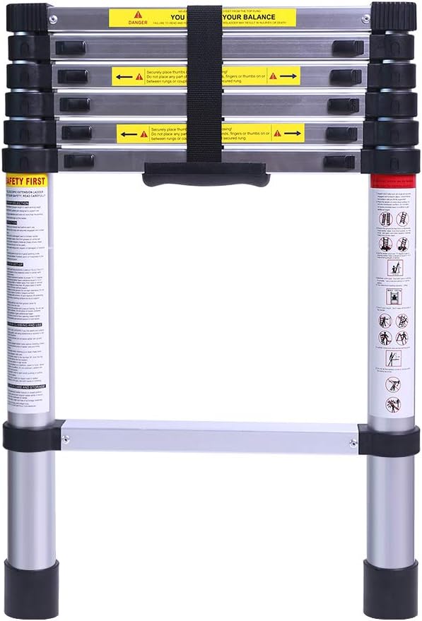6.6FT Aluminum Telescoping Ladder L141994