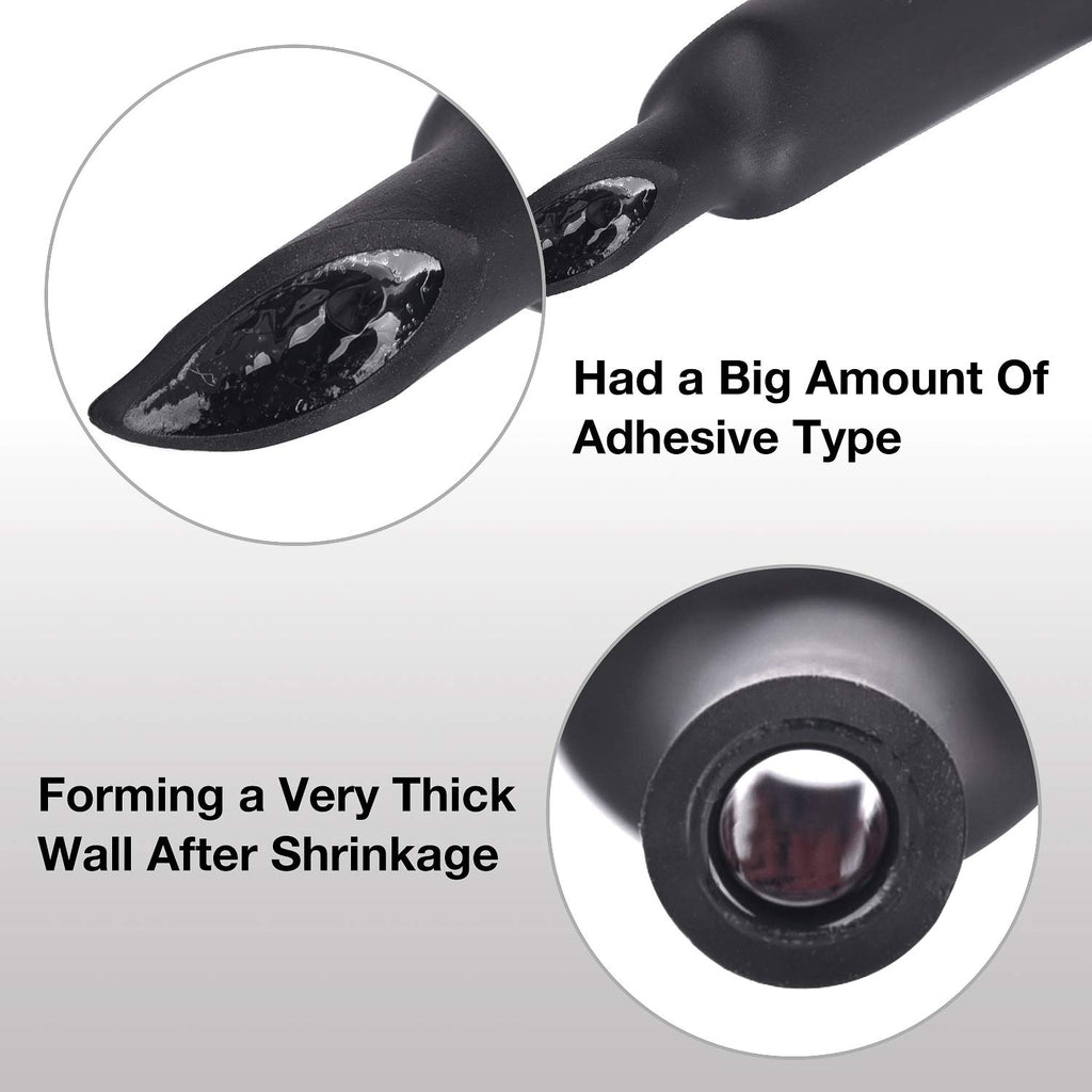 3/4 Inch 4 Ft Black Adhesive Lined Heat Shrink Tubing P7267