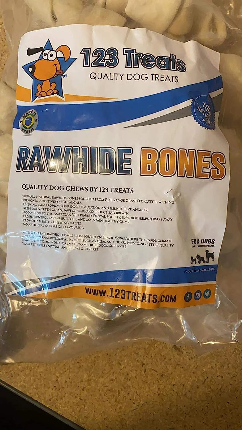 Beef Hide Donut Chews for Dogs 10 Count L479