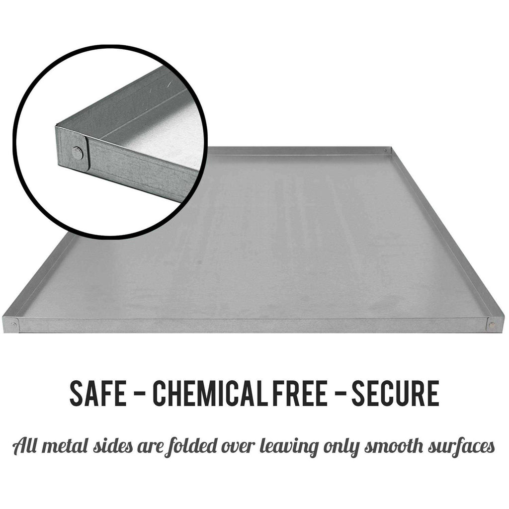 Galvanized Metal Tray A21424