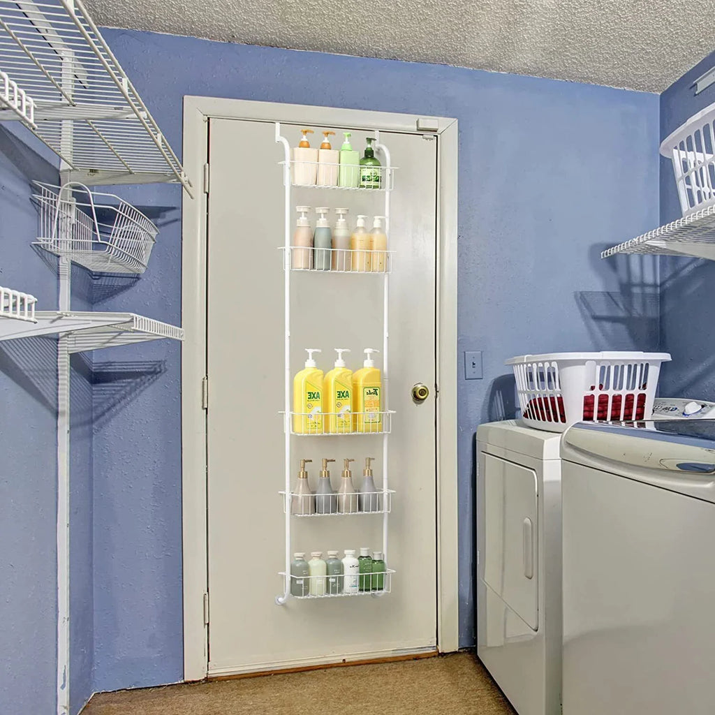 6-Tier Over The Door Pantry Organizer Rack Heavy-Duty Hanging Shelf C6031