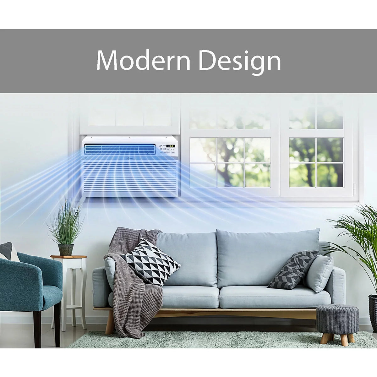 6,000 BTU 115 V High Efficiency Window AC N550