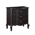 3-Drawer Contemporary Wood Nightstand H34882