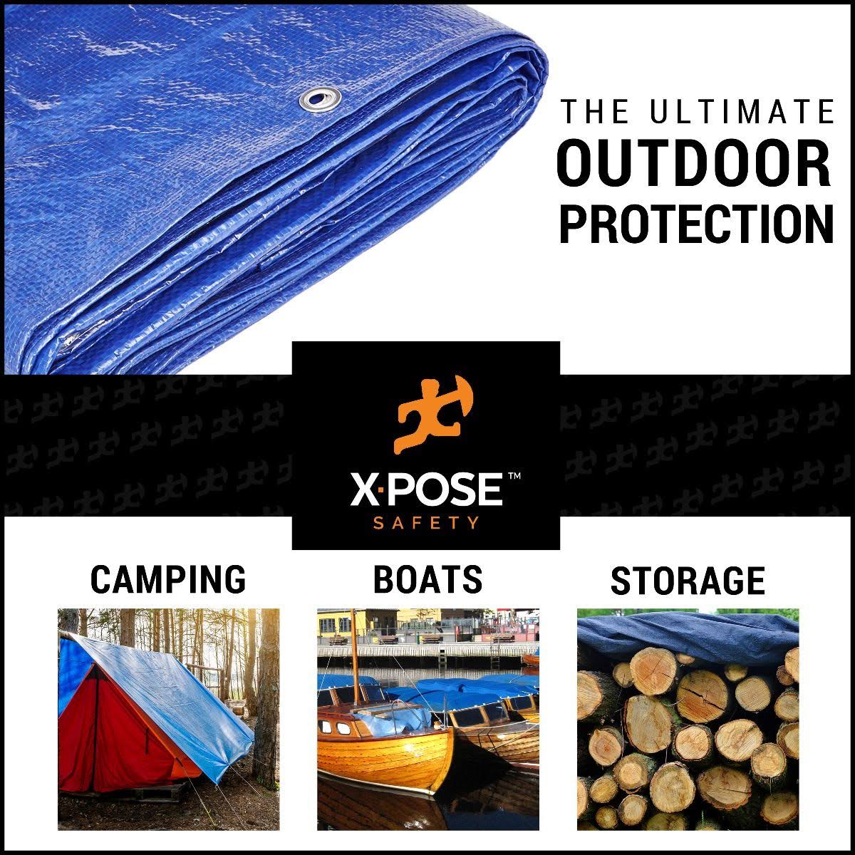 Blue Poly Tarps Case of 4 X995491