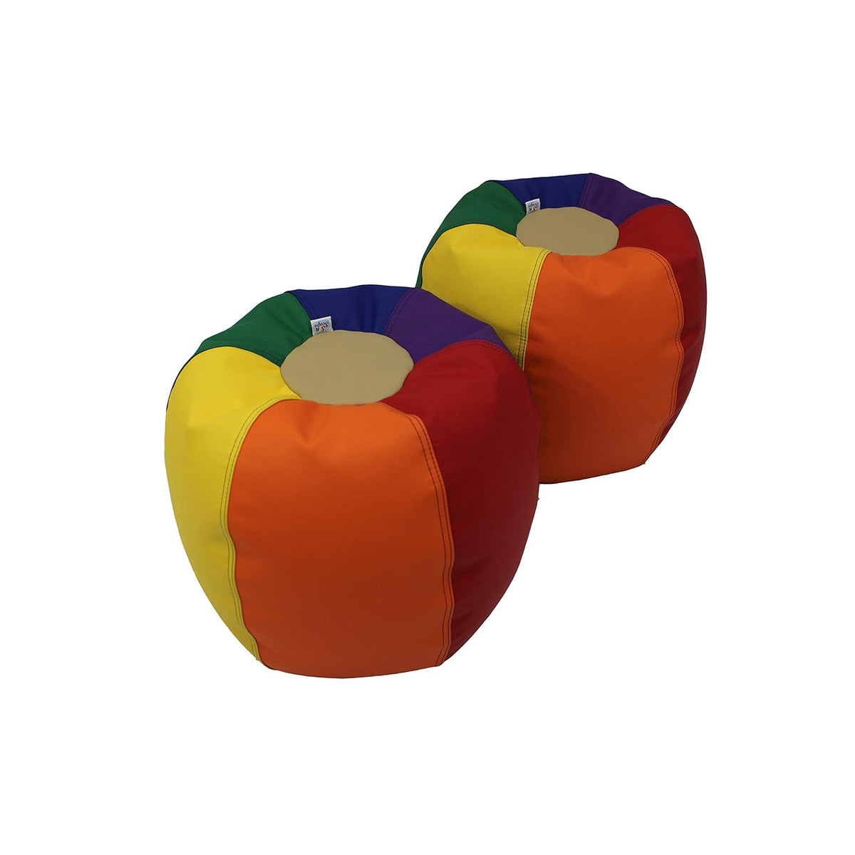 12 inch Puffs Bean Seating Set (2-Pack) Assorted B446878
