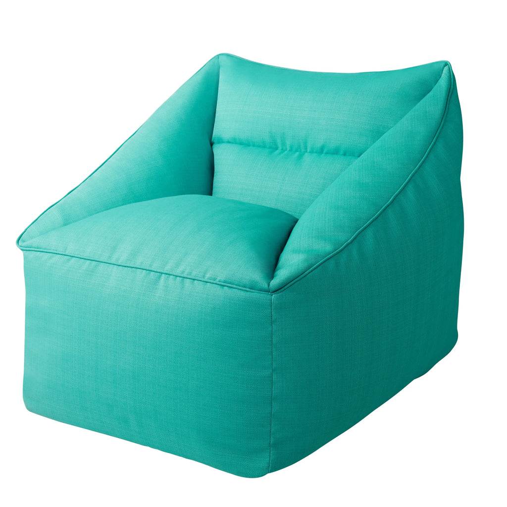 Turquoise Patio Bean Bag Chair W862425
