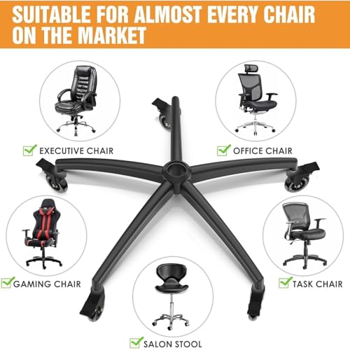 Heavy Duty Alloy Office Chair Base Replacement N806