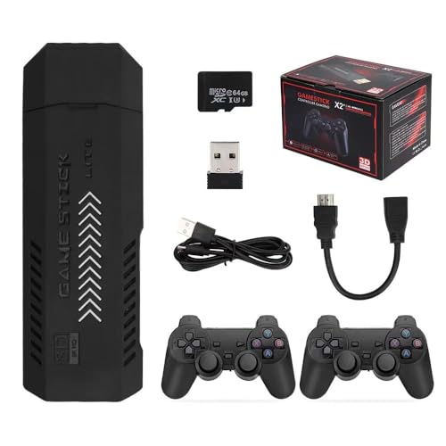 4K HDMI Wireless Retro Game Console Set with Dual Wireless Controllers Q751541
