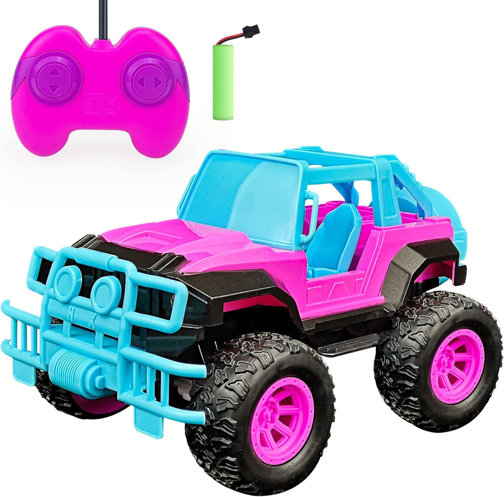 Pink Purple RC Truck with LED Lights, 1:20 Scale Off Road Vehicle H1170